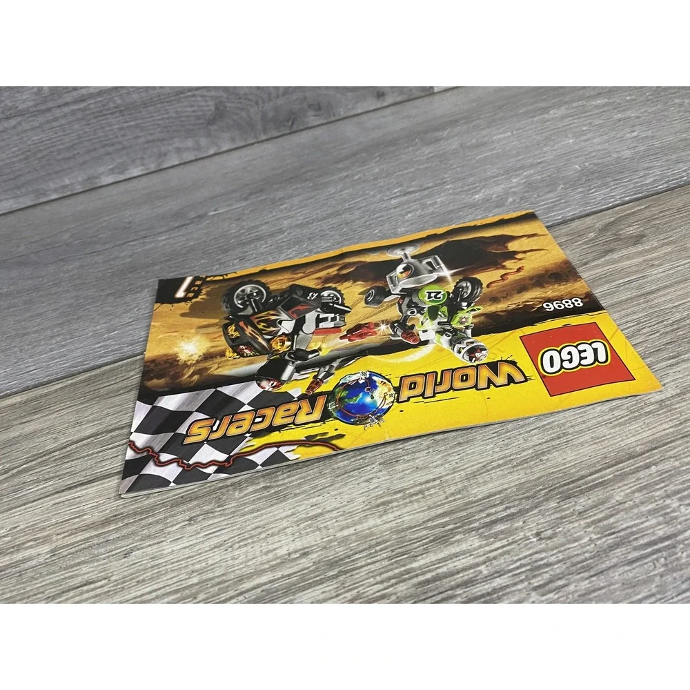 LEGO World Racers 8896 Snake Canyon Instruction Manual‎ Booklet 2010 Illustrated